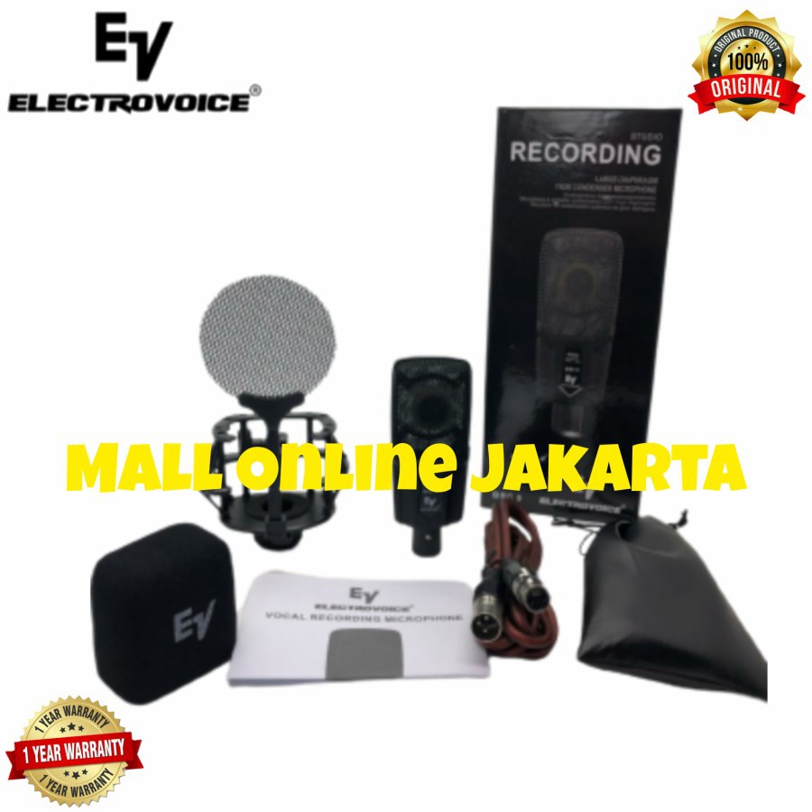 Mic Recording Podcast Electrovoice Brc9 Ori Microphone rekaman Brc 9