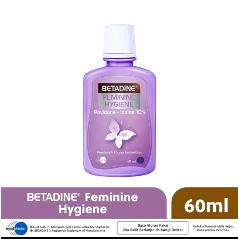 BETADINE Feminine Hygiene 60mL - Sabun Pembersih Kewanitaan