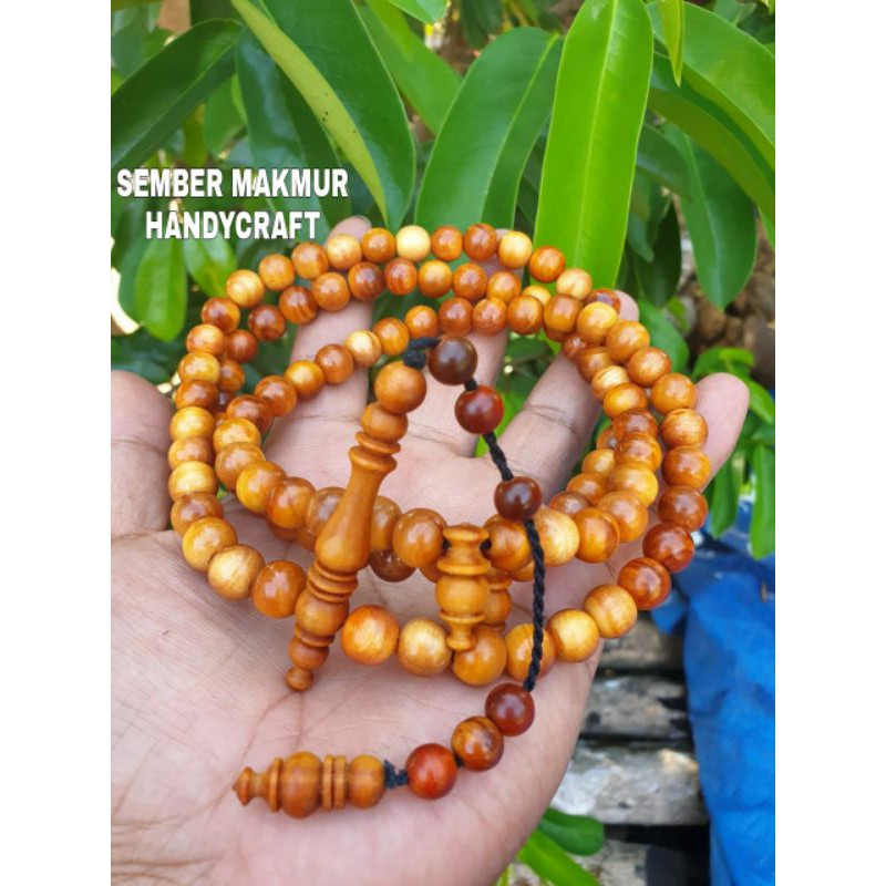 Tasbih gaharu agatis kayu raja size 10mm