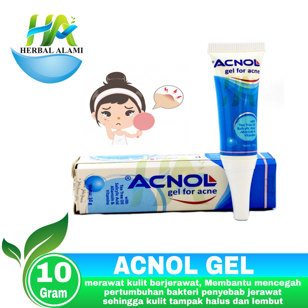 Acno Gel For Acne - Obat Jerawat Acnol Gel Acne 10 gr