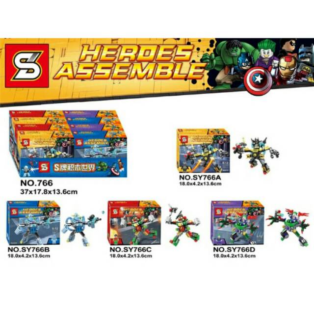 Lego super heroes set sy 766