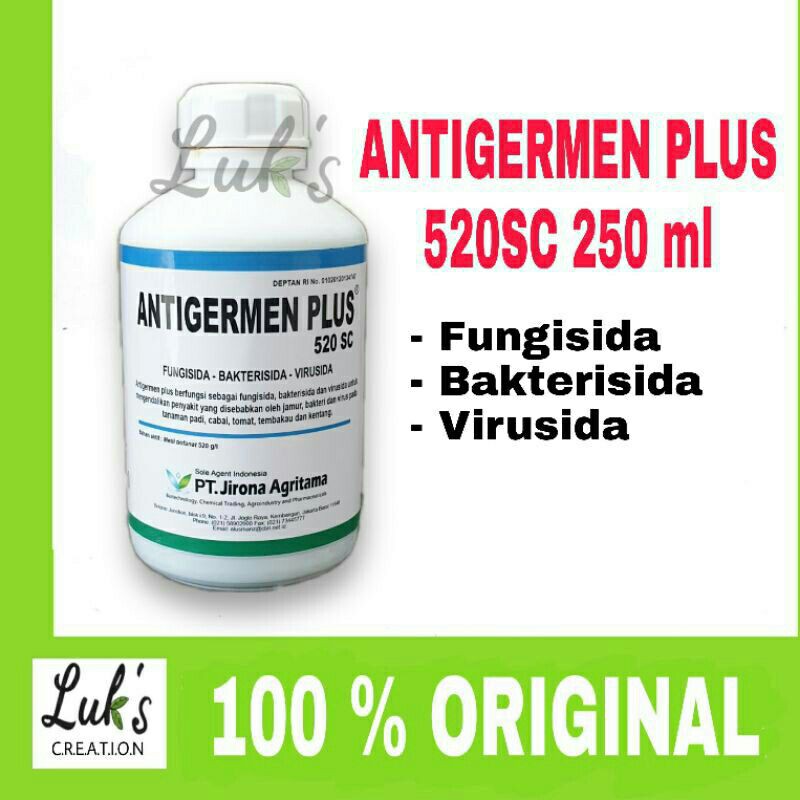 Antigermen 520SC 250 Fungisida Bakterisida Virusida tanaman
