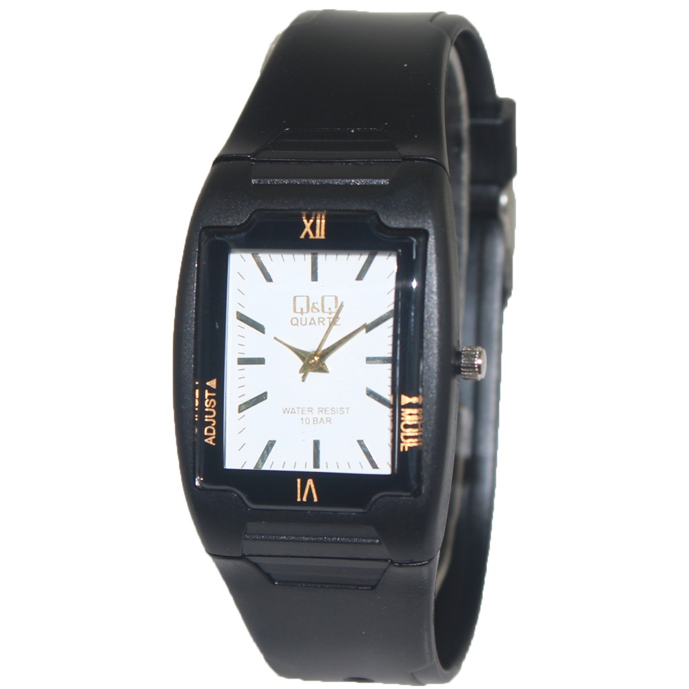 Jam tangan analog pria kotak Q&Q kode QQX 1007-03