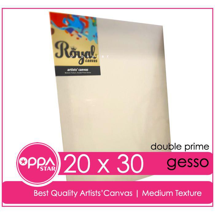 

Lukisan / Kanvas Lukis 20 X 30 Royal Double Prime Gesso - KVR 20X30 Bisa cod