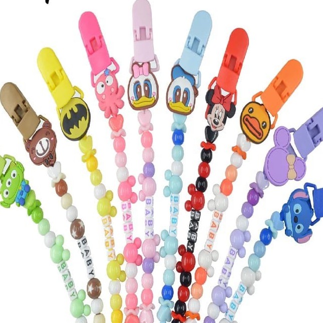 gantungan empeng gantungan dot pacifier holder karakter