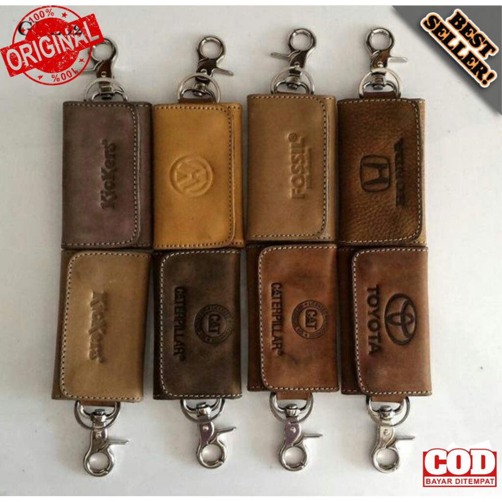 Gantungan Kunci STNK Mobil Motor Kulit Asli Gantungan Kunci Mobil Motor 100% Kulit Asli