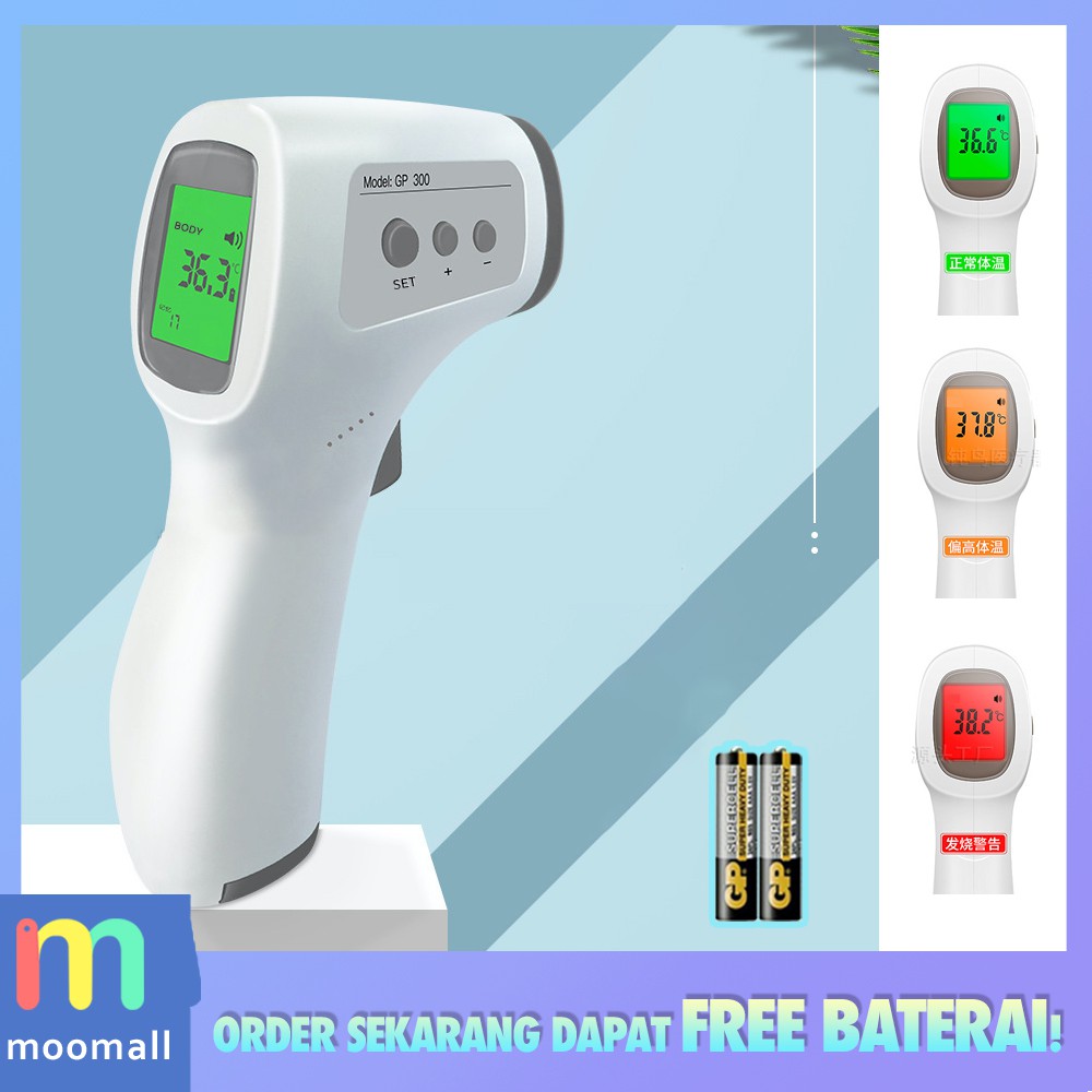 THERMOMETER digital infrared tembak Termometer badan Ukur alat pengukur  suhu tubuh termogun