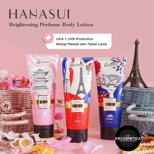 HANASUI Perfume Body Lotion 180ml|Tokyo|Sydney|Paris
