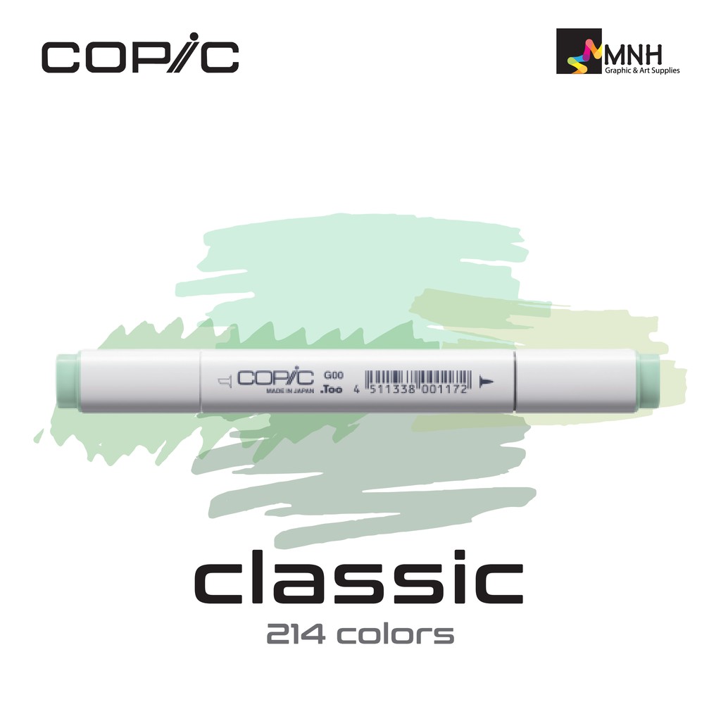 

Spidol Copic Classic Marker Green Series (Satuan) G00 - G19
