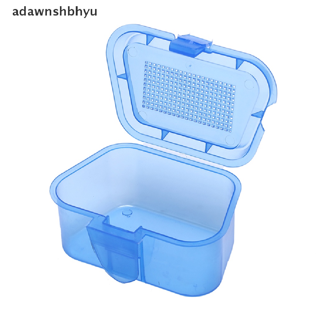 Adawnshbhyu 1pc Wadah Aksesoris Penyimpanan Umpan Pancing Bahan Plastik Breathable Warna random