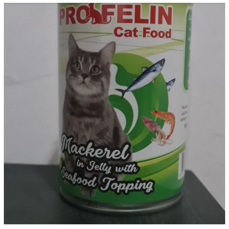 profelin kaleng 400 gr - mackerel in jelly with toping seafood