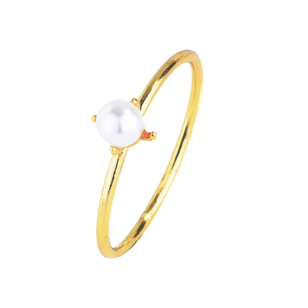 Hu Hu Hu Hu Hu Alat Bantu Pasang Kacamata♡ Cincin Jari Mini Aksen Mutiara Imitasi Untuk Wanita