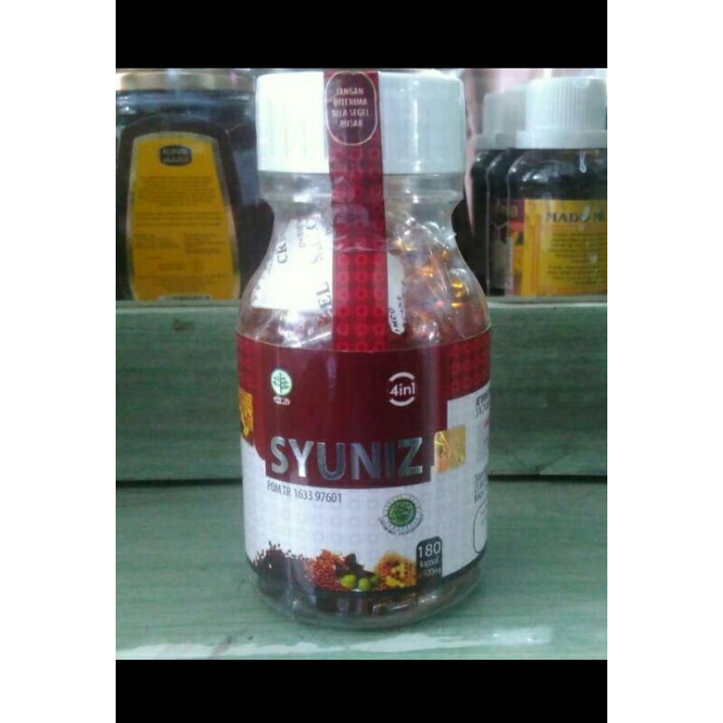 SYUNIZ 4in1 isi 180 kapsul/Habbatussauda+Fenugreek+Propolis+Zaitun