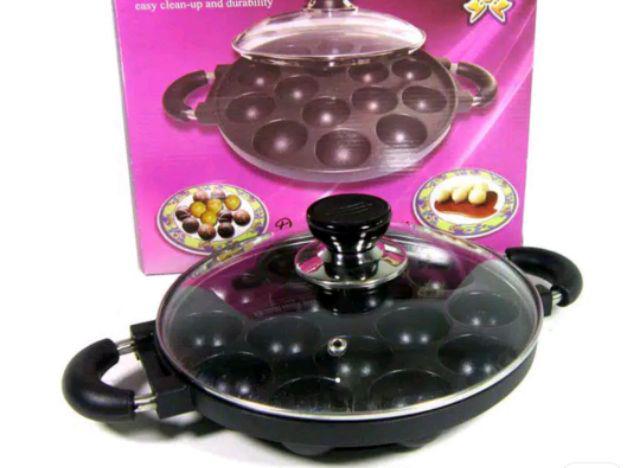 Cetakan Kue Takoyaki 15 Lubang Teflon Berkualitas Awet Tahan Lama
