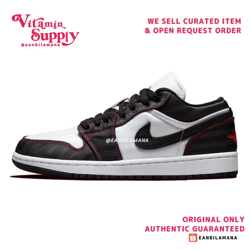 AIR JORDAN 1 LOW SE WMNS 'UTILITY BLACK WHITE’