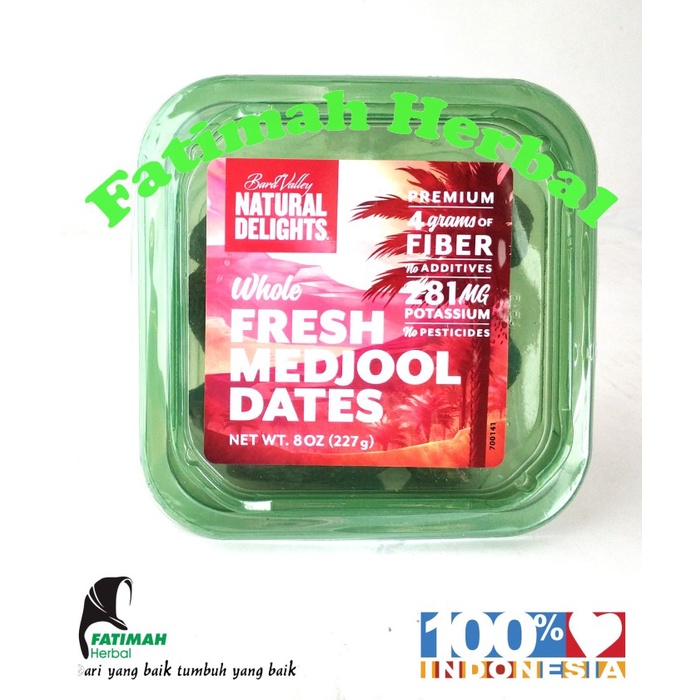 

Kurma Medjoul - Medjoul Dates - Medjool - Natural Delights - 227 gram