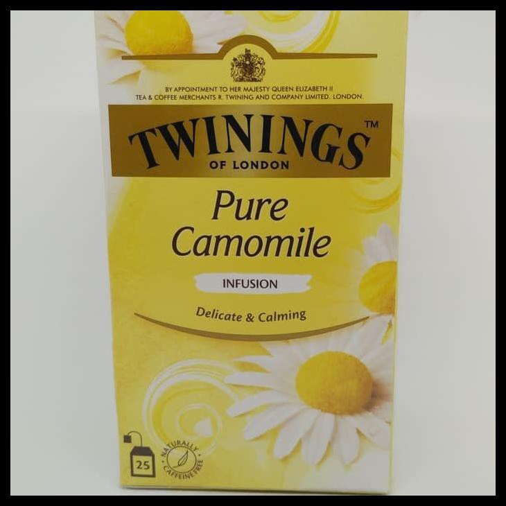 

TERBARU TWININGS PURE CAMMOMILE - TEH CELUP TWINING 25X2GR !!!!