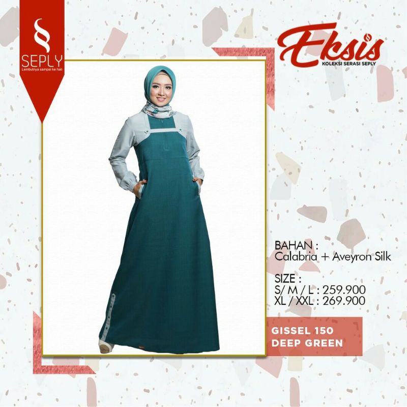 Gamis Seply Gisel 150 Deep Green