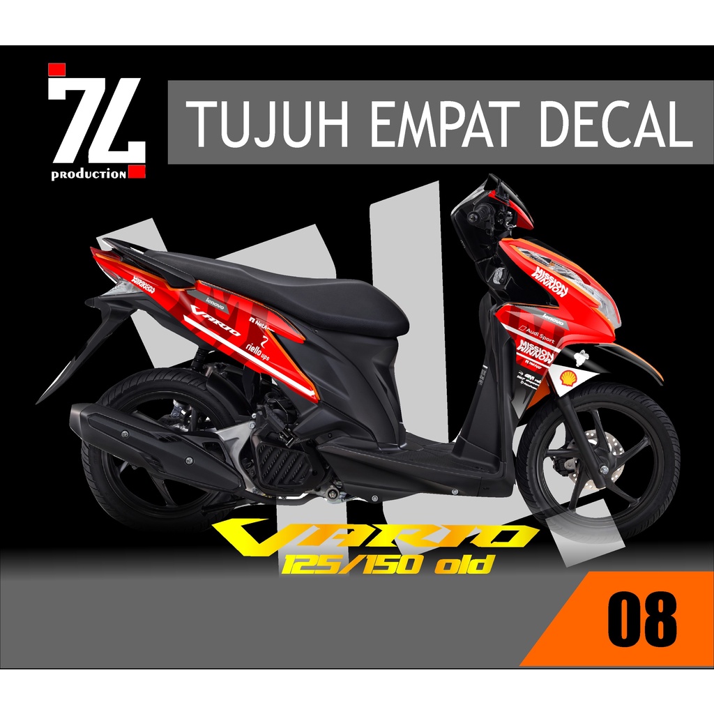 Decal Vario 125-150 Old Variasi Full body Full modif 7408