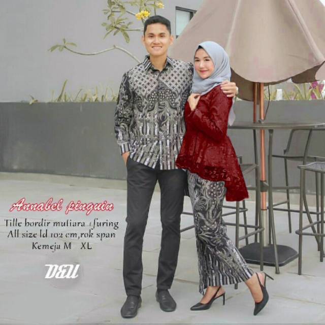 Couple Batik mewah/pesta