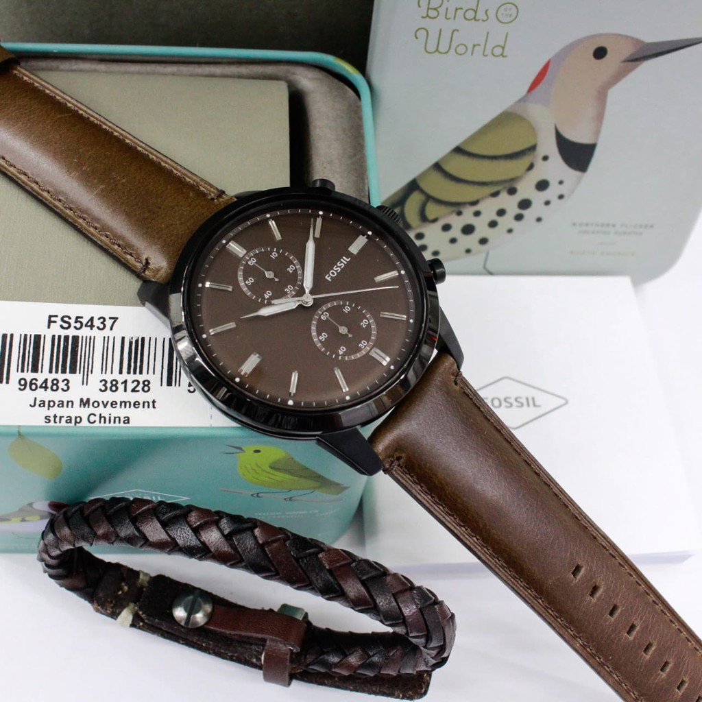 Jam Pria Fossil FS5437 With Bracelet