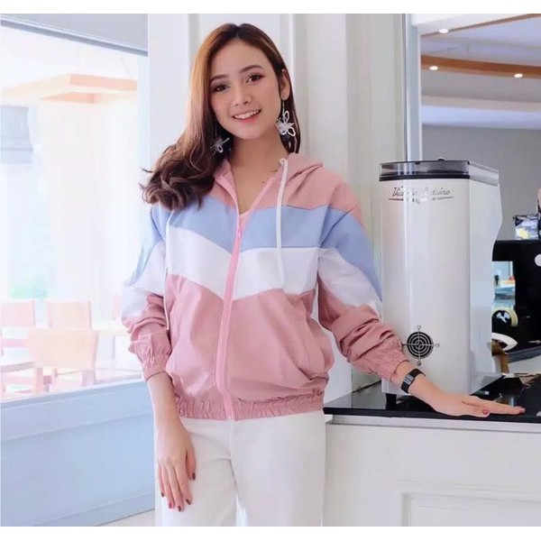 Lumino Jaket Hoodie wanita | Jaket Olahraga cewek | Jaket parasut remaja