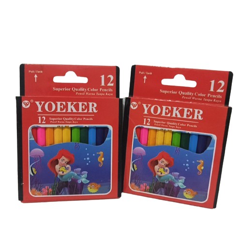 

PENCIL 12 WARNA YOEKER PENDEK / CRAYON 12 WARNA PENDEK YOEKER / PENSIL 12 WARNA