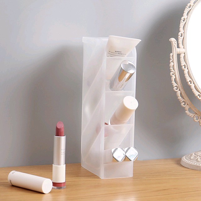 Rak tempat alat tulis plastik tempat pensil kosmetik stand organizer storage box