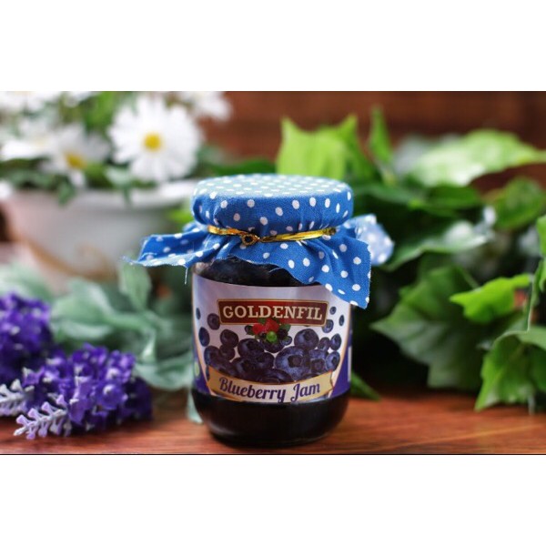 

GOLDENFIL BLUEBERRY JAM 1 KG (50% buah asli) selai buah blueberry