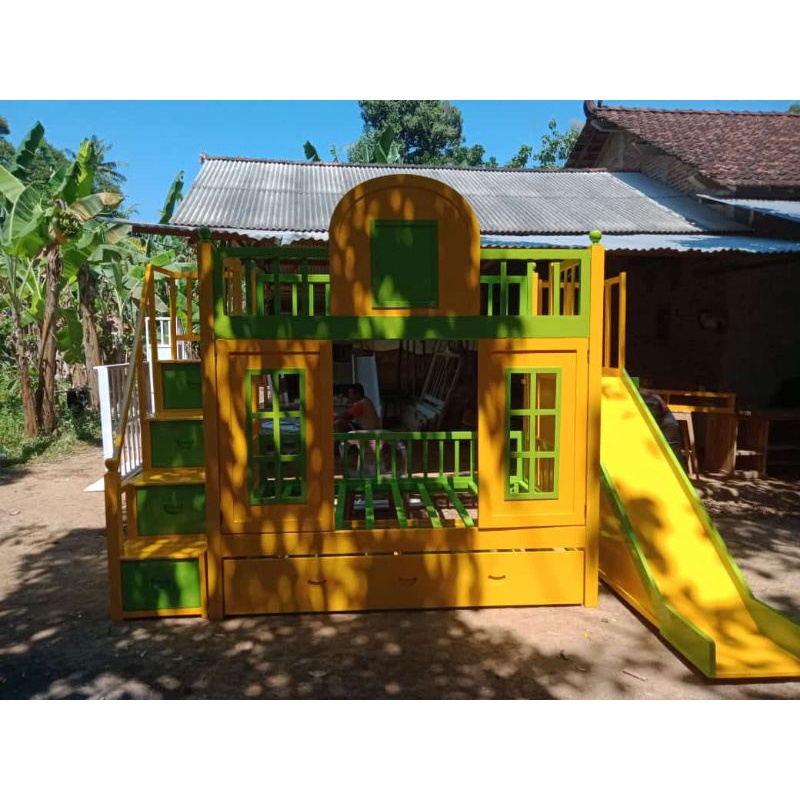 Tempat tidur anak tempat tidur tingkat tempat tidur