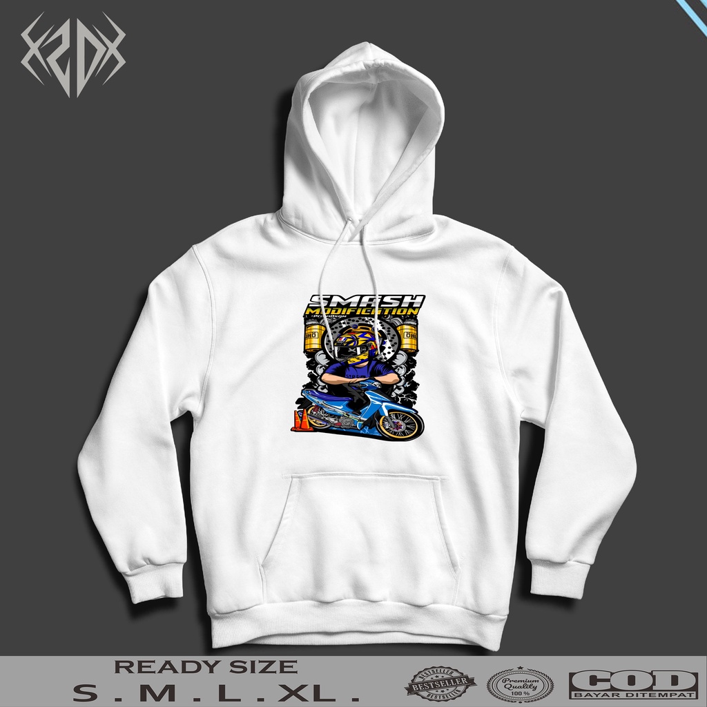HOODIE SUZUKI SMASH MODIFICATION SERIES / HOODIE PRIA / JAKET PRIA / HOODIE KEREN