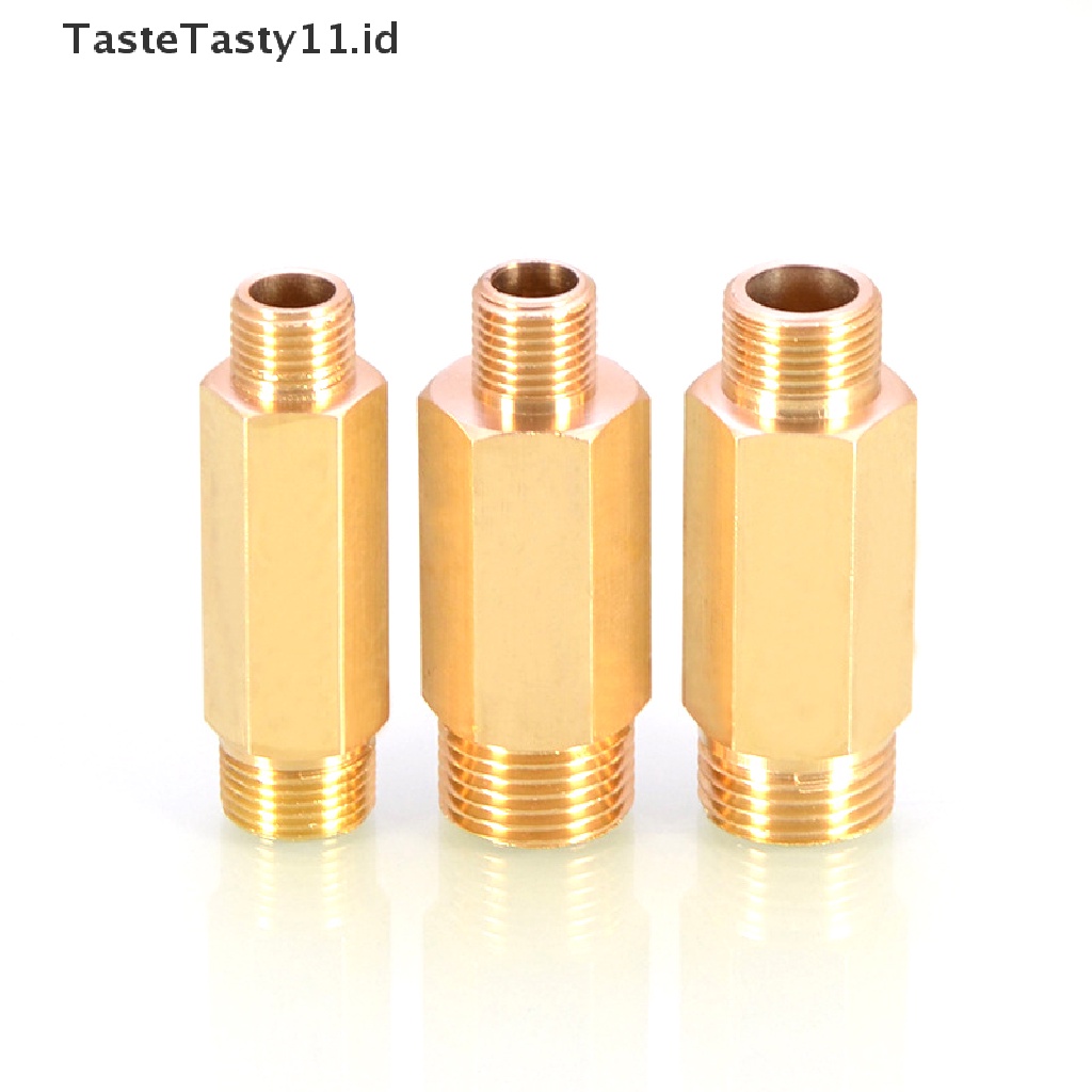 【TasteTasty】 Brass Extension Pipe External 1/2 3/4 Male Thread Adapter for Water Oil Gas .