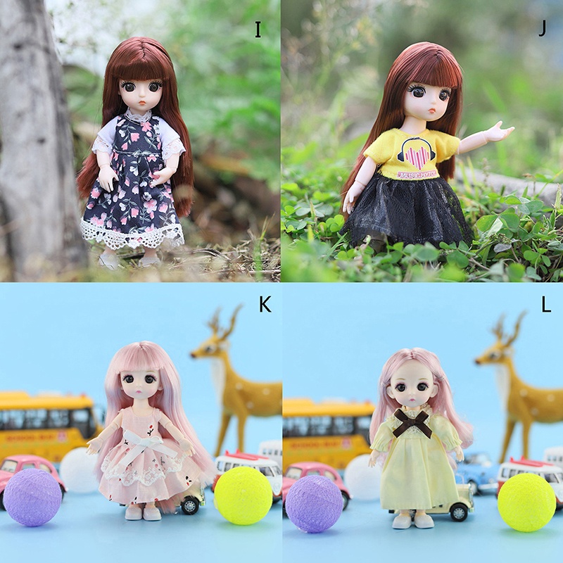 &lt; E2id &amp; &gt; 1 Set Pakaian Boneka Universal Ukuran 16cm