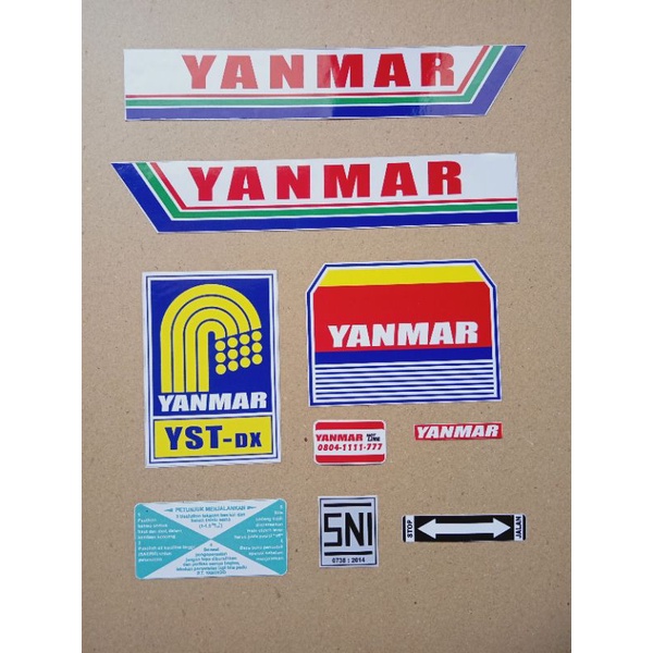 

stiker yanmar rotari YST DX traktor