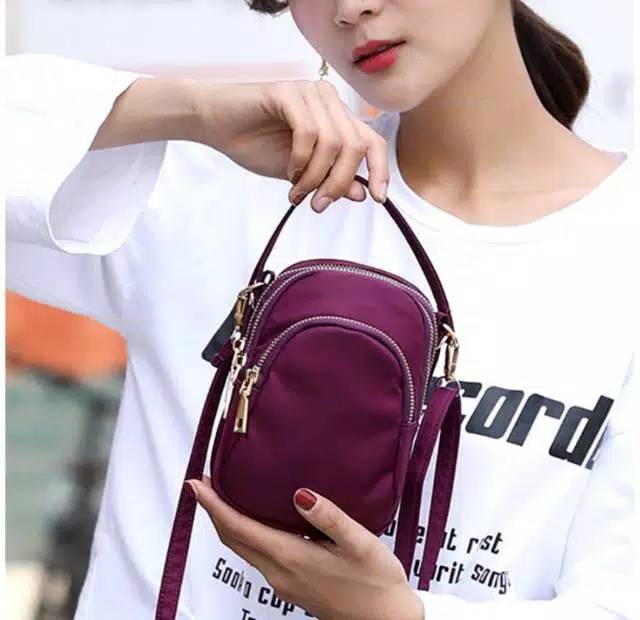 Super Sale 2023 Tas Wanita Jinjing Selempang CHIBAO Mini CB601 601 Bahan Parasut Kualitas Super Quality Import