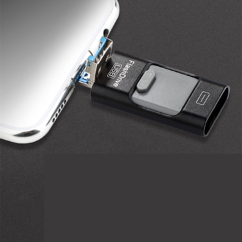 3 in 1 USB 3.0 OTG Flash Drive 512GB Memory Stick Eksternal Penyimpanan Untuk Ponsel PC