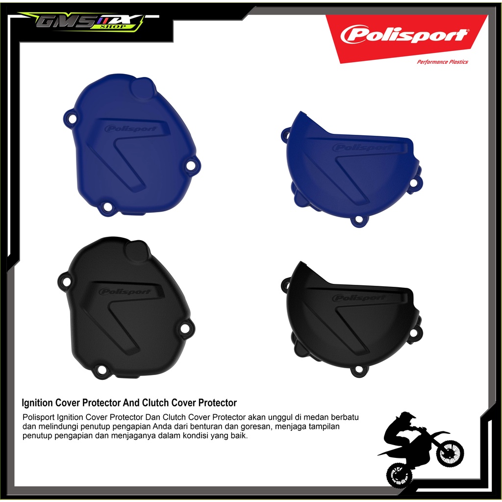 ENGINE PROTECTOR YAMAHA YZ 125 250 POLISPORT - COVER MESIN YZ