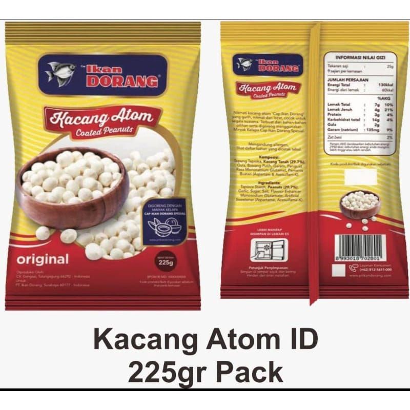 

kacang atom ikan dorang