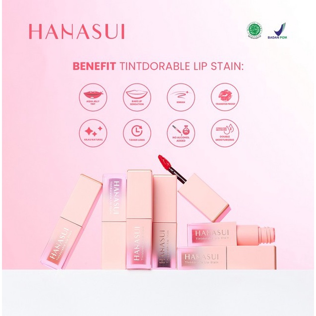 Hanasui Tintdorable Lip Stain BPOM