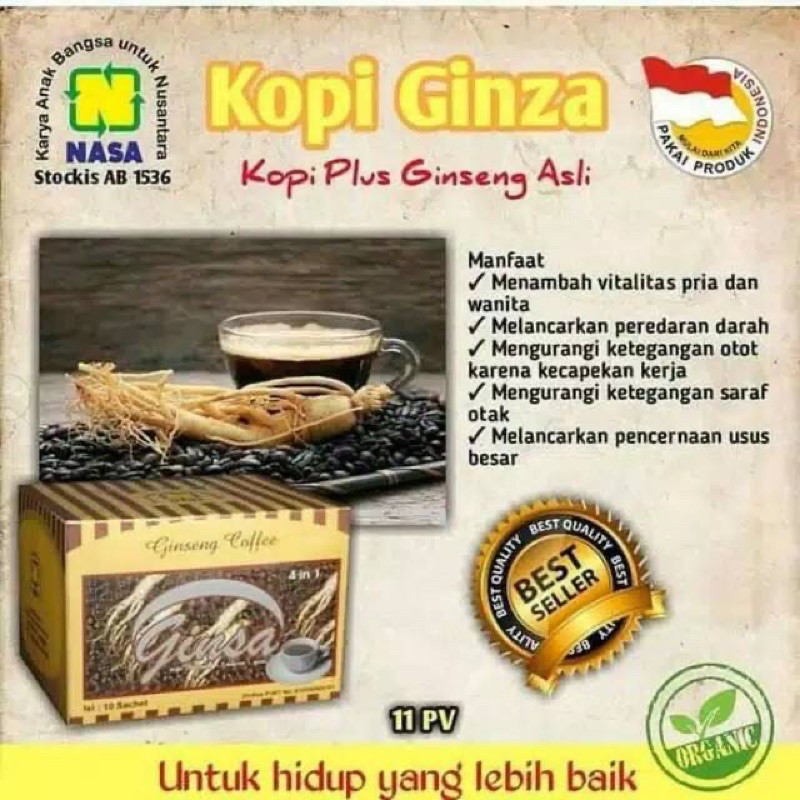 

Ginsa / kopi ginseng nasa