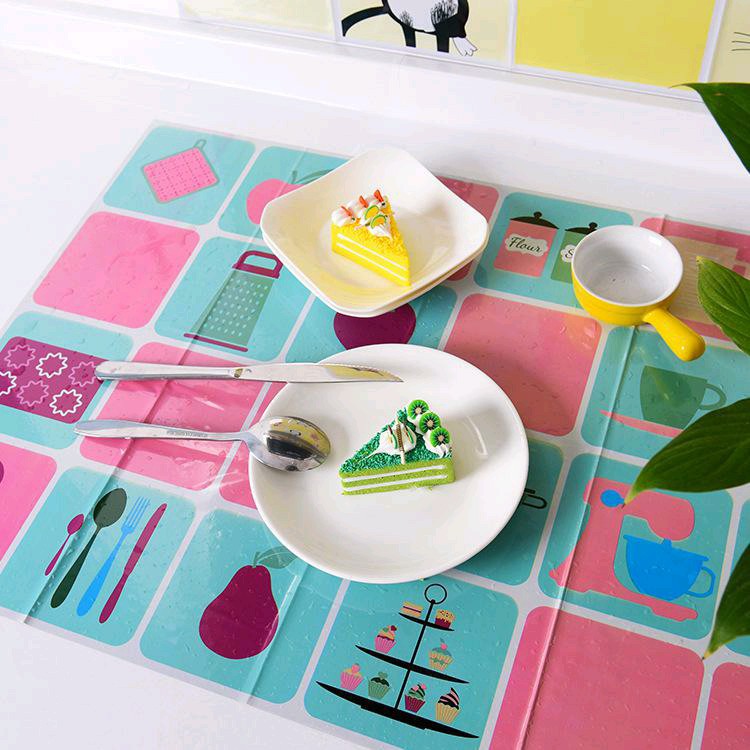 【GOGOMART】Sticker Dapur Anti Minyak / Wallpaper Tahan Suhu Panas - WALL STICKER
