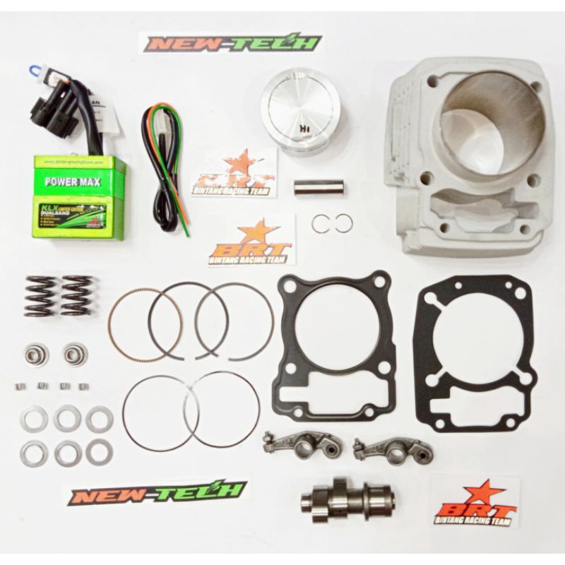 PAKET BORE UP HARIAN KLX150 & DTRACKER 63 MM CERAMIC TANPA KARBU