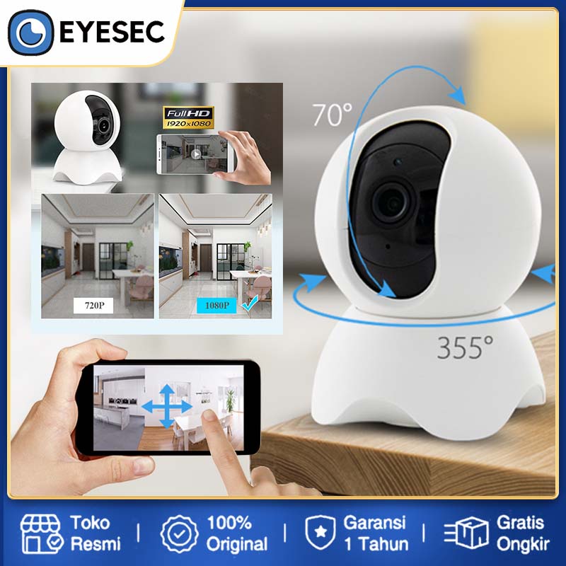 EYESEC CCTV Wifi Kamera CCTV IP Camera CCTV Wifi Kamera 360° CCTV Murah 1080P Smart CCTV Indoor COD