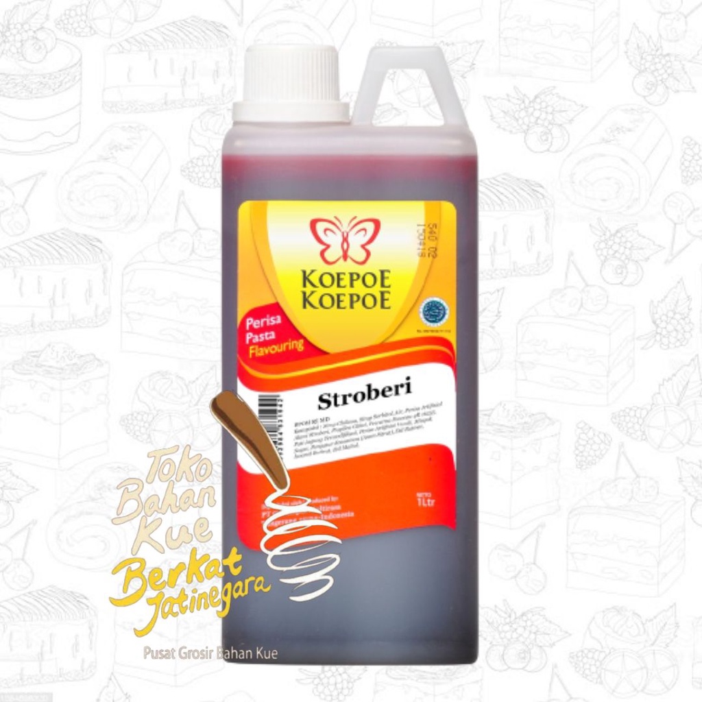 PERISA PASTA DAN PEWARNA FLAVOURING KOEPOE 1 LITER