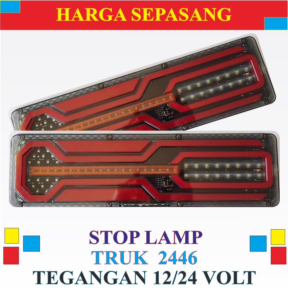 Lampu Variasi Stop Lamp Led Truk Led Canter  24Volt