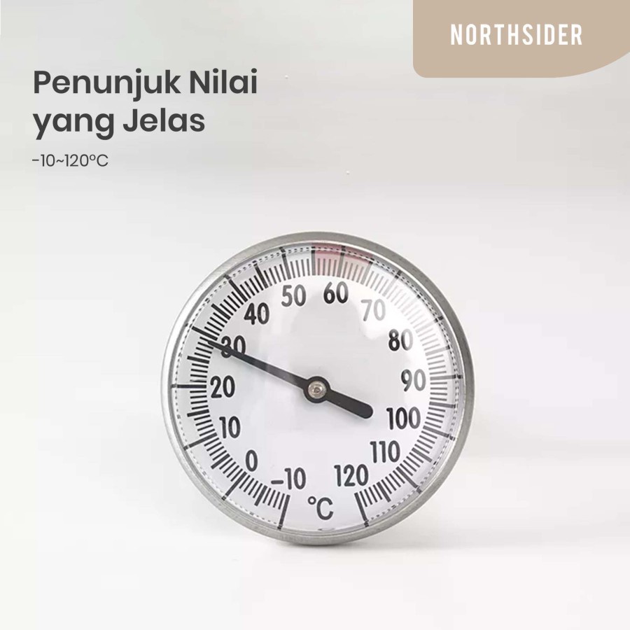 COFFEE THERMOMETER ANALOG WITH CLIP | TERMOMETER KOPI - KN-3301