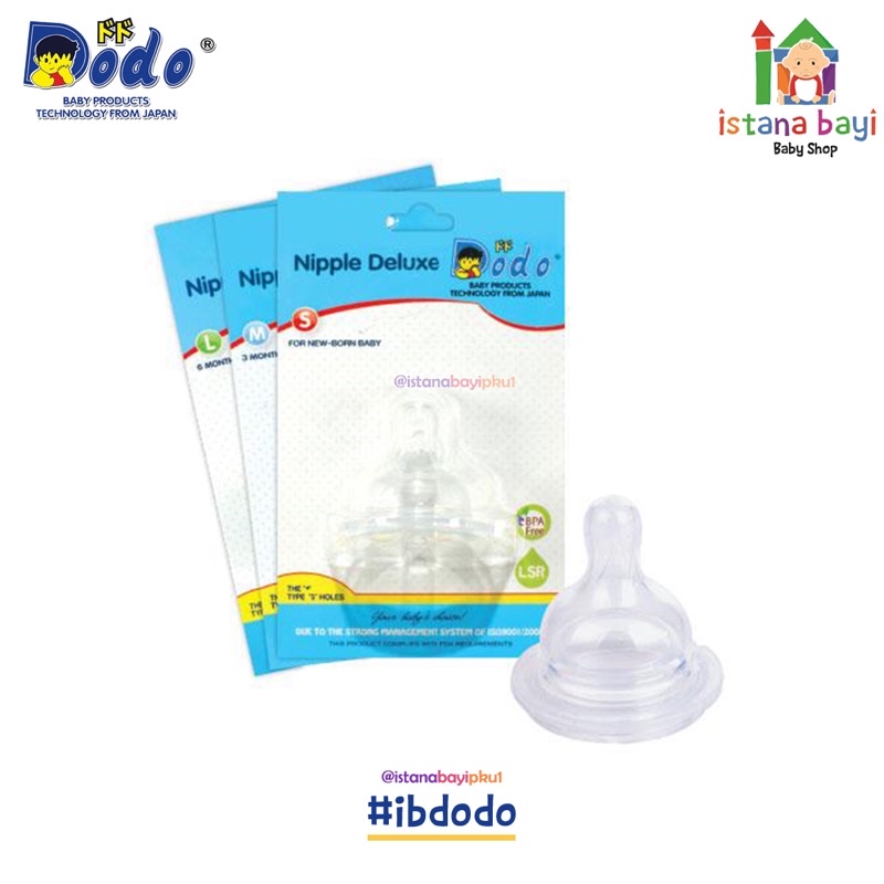 Dodo Nipple Deluxe Blister - Dot Bayi