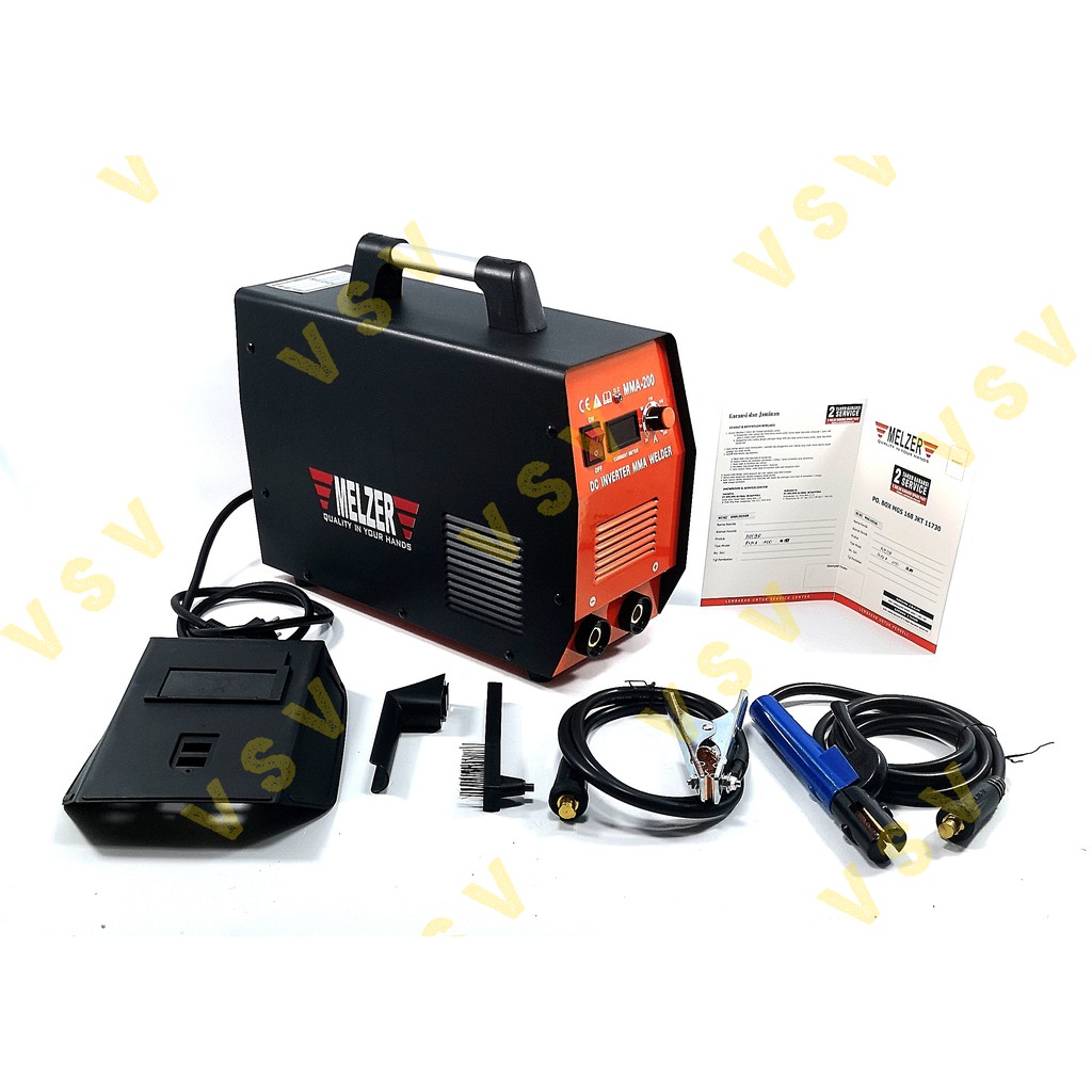 Melzer Mesin Las MMA200 MOSFET Trafo Las Mesin Las inverter Welding