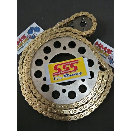 Gir Set SSS Vixion Vixion Nvl Vixion New Rantai Gold Fukukawa 428 - Gear Set Sss Vixion Vixion Nvl V