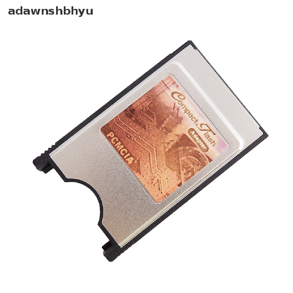 Adawnshbhyu Compact Flash CF to PC Card PCMCIA Adapter Cards Reader Untuk Laptop Notebook